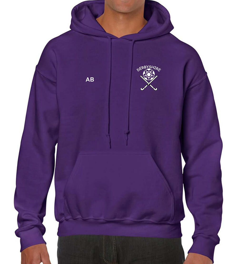 Derbyshire Hockey Hoodie Front 3